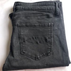 A&F black stretch jeans